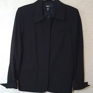 Black DKNY jacket size 10   NWOT